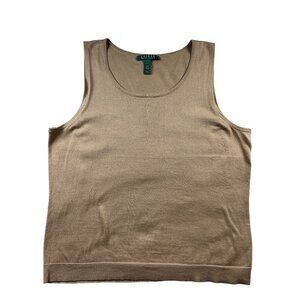 Women's Lauren Ralph Lauren Sleeveless Knit Top - Size: Large